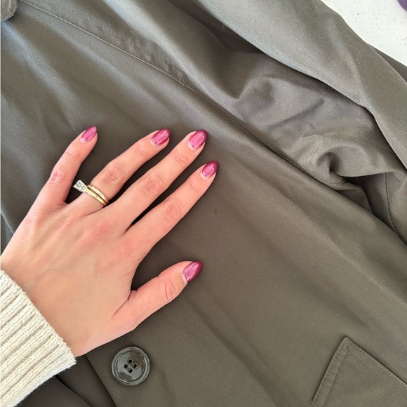 Women's Olive Green Trench Coat - Picture 13 of 13